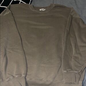 Elwood Men's Brown Crewneck Sweater. Size L.  Oversized